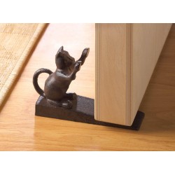 CAT SCRATCHING DOOR STOPPER