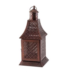 LABYRINTH PEWTER LANTERN