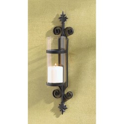 ORNATE SCROLL CANDLE SCONCE