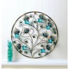 PEACOCK PLUMES CIRCULAR WALL SCONCE