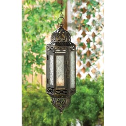 VICTORIAN HANGING CANDLE LANTERN