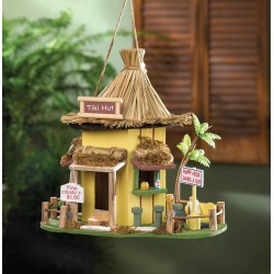 TIKI HUT BIRDHOUSE