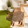 CHICKEN WIRE PIG SCULPTURE