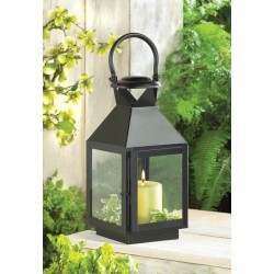 BLACK REVERE MEDIUM CANDLE LANTERN