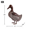 CHICKEN WIRE DUCK SCULPTURE